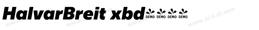 HalvarBreit xbd字体转换